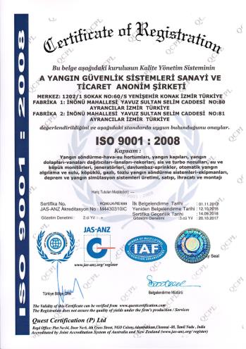 ISO 9001-2008 KALİTE YÖNETİM SİSTEMİ